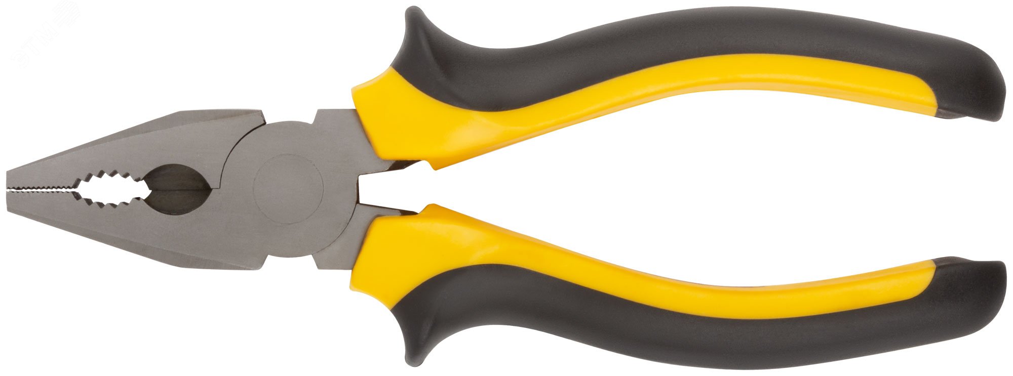 Изображение товара Плоскогубцы комбинированные ''Стайл'', мягкие прорезиненные ручки, молибденовое покрытие 160 мм (шт)