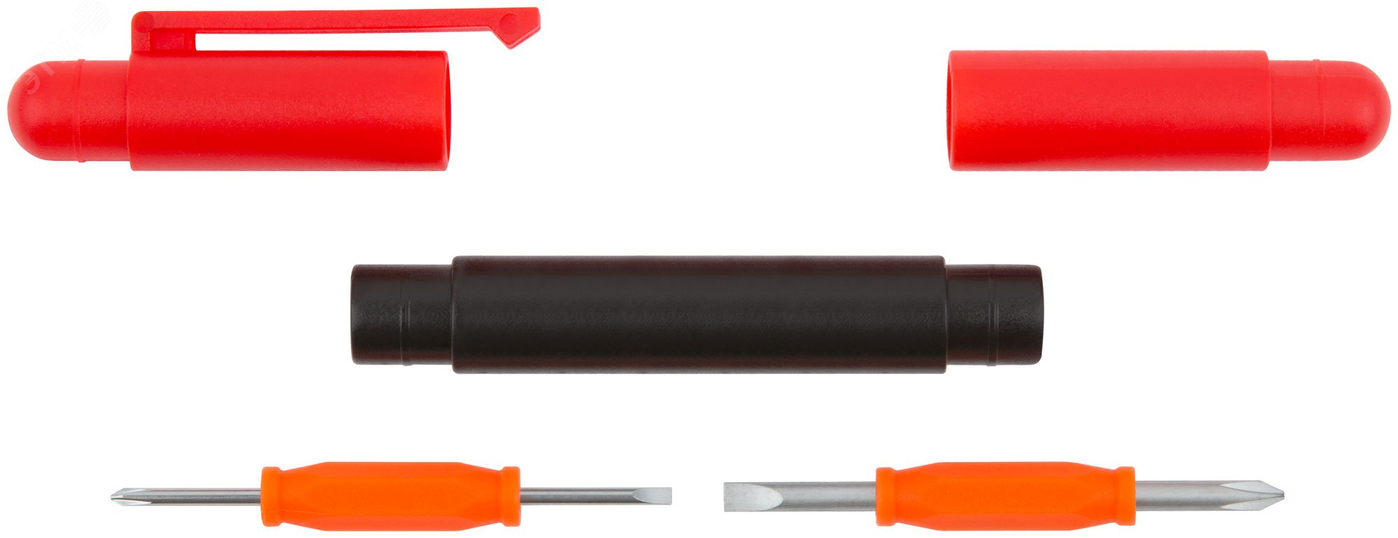 Изображение товара Отвертка для точных работ ''мини'' 4-в-1 переставная (шт)