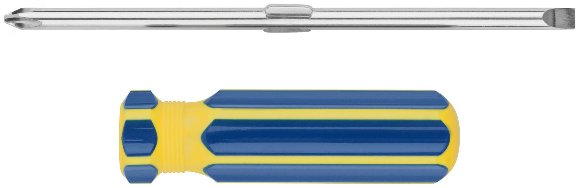 Изображение товара Отвертка т XX мм с переставным жалом из CrV и пластиковой рукояткой