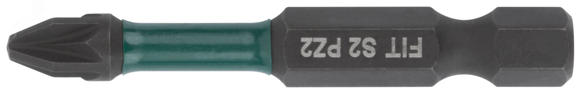 Изображение товара Биты кованые ударные из стали S2 50 мм PZ2 10 шт. для шуруповртов