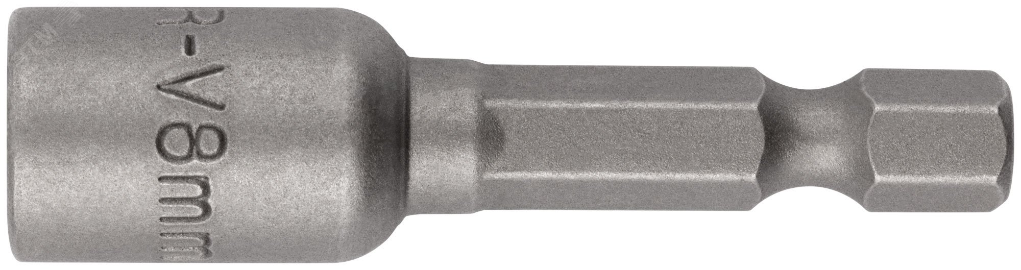 Изображение товара Насадка для шурупов и болтов с 6-грголовкой Профи d=8 мм, L=48 мм (шт)