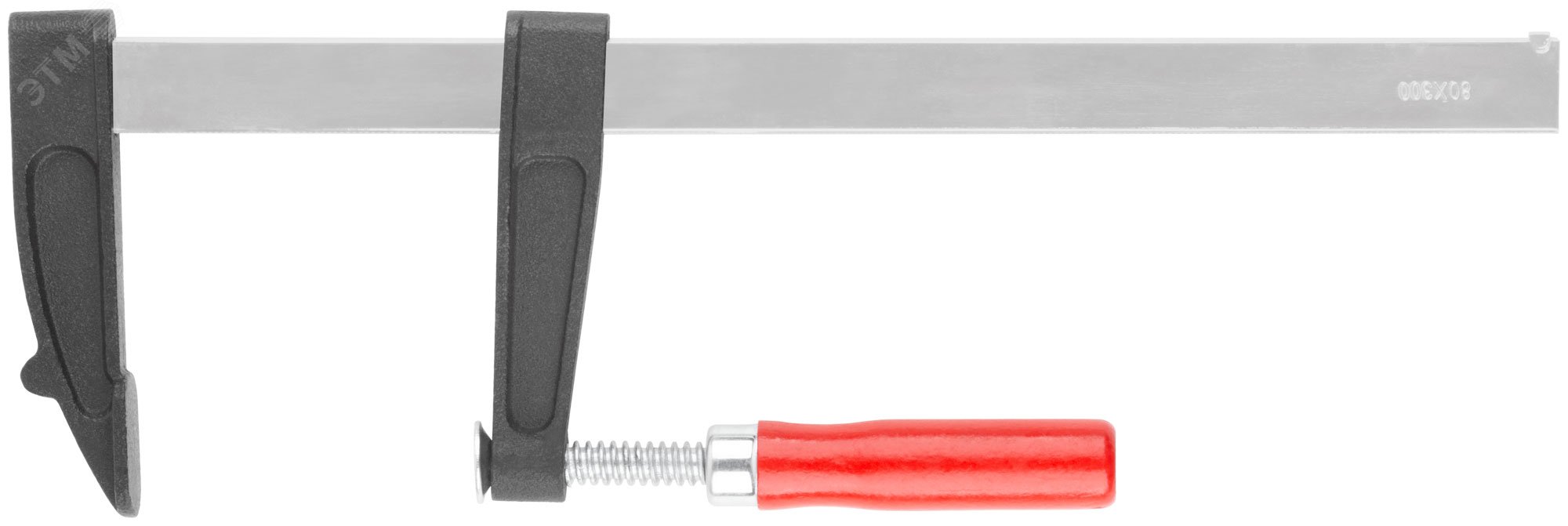 Изображение товара Струбцина F 80x300 мм FIT IT для фиксации деталей в столярных работах