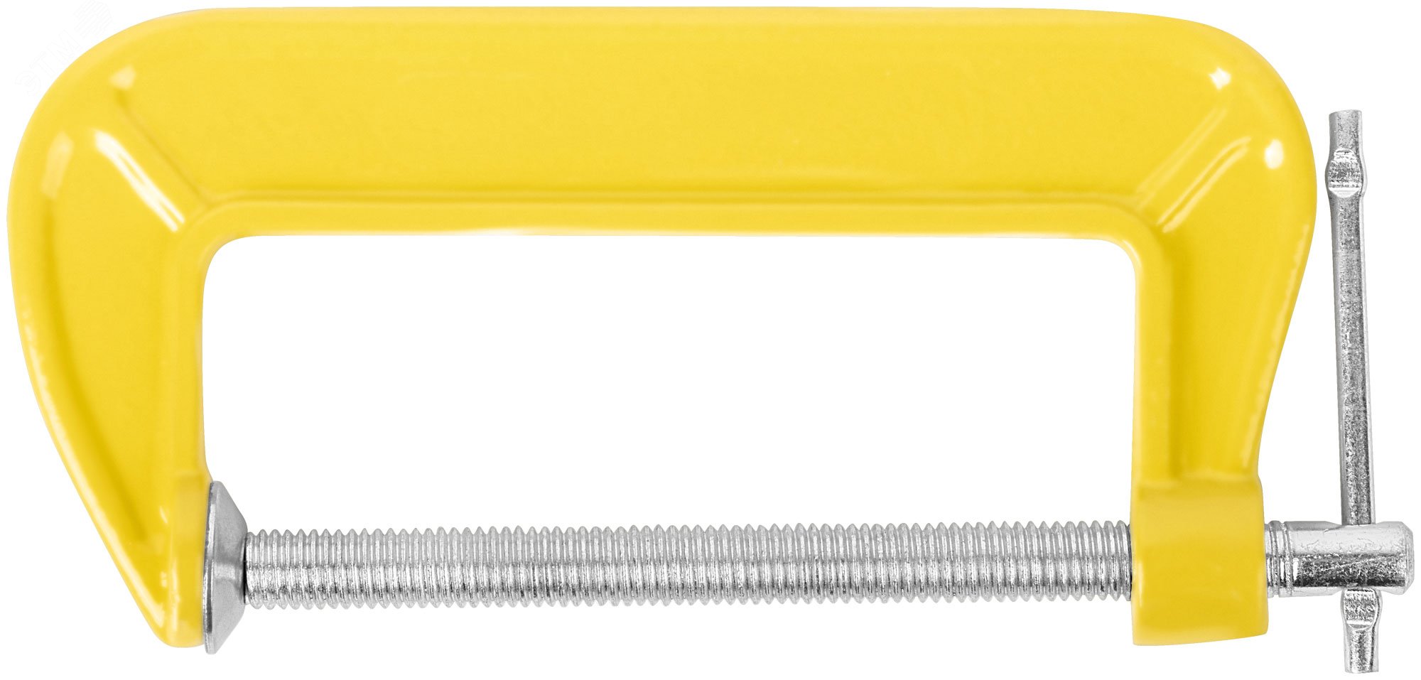 Изображение товара Струбцина тип G 100 мм 4 дюйма FIT сталь инструментальная коррозионностойкость