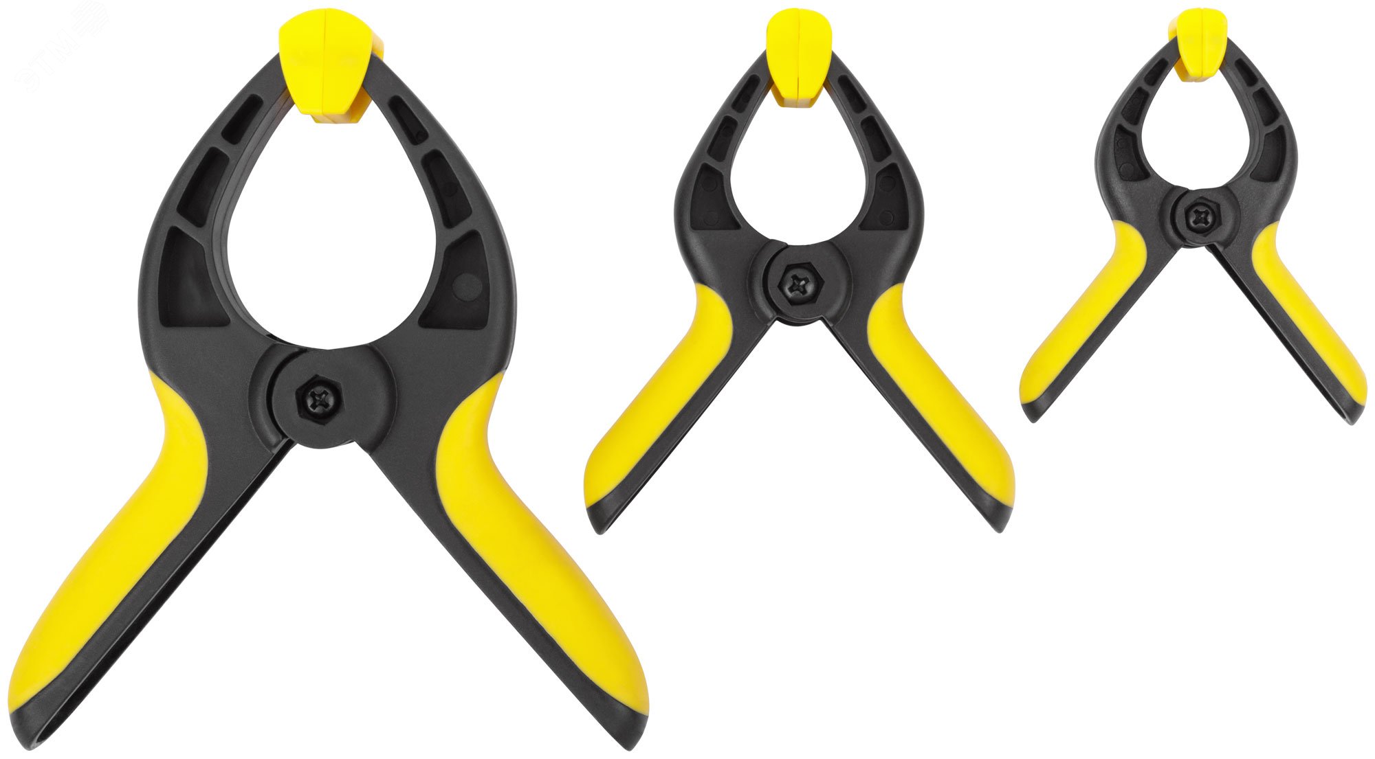 Изображение товара Набор нейлоновых быстрозажимных струбцин FIT 3 шт