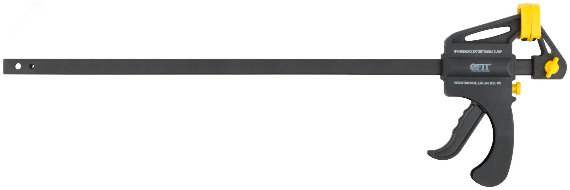 Изображение товара Нейлоновая пистолетная струбцина 450х600х60 мм для фиксации дерева и металла