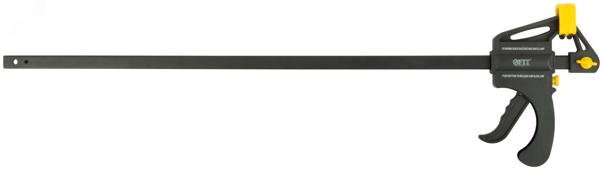 Изображение товара Нейлоновая пистолетная струбцина FIT IT 600x760x60 мм быстрозажимная для дерева и металла