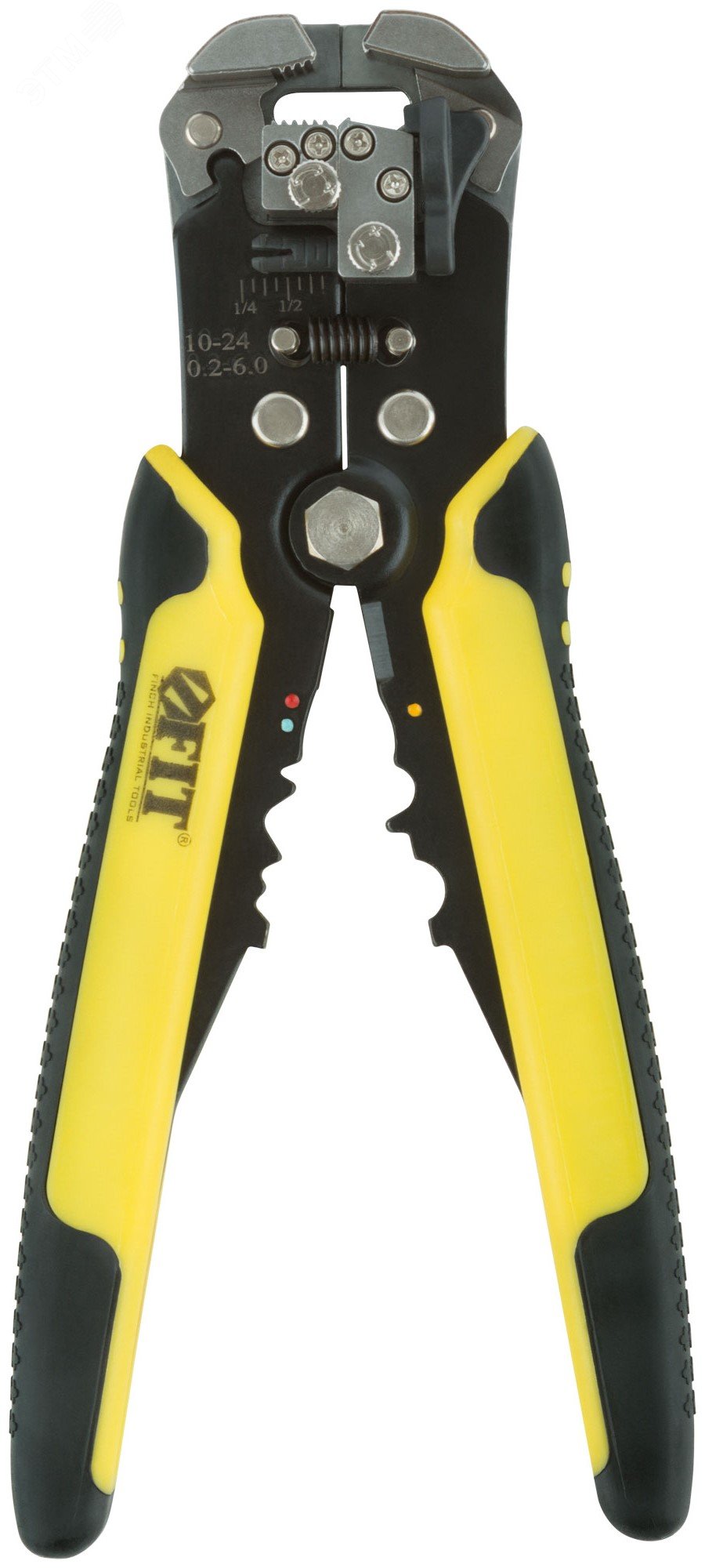 Изображение товара Автоматические клещи для зачистки и обжима проводов 0.2-6 мм2 205 мм