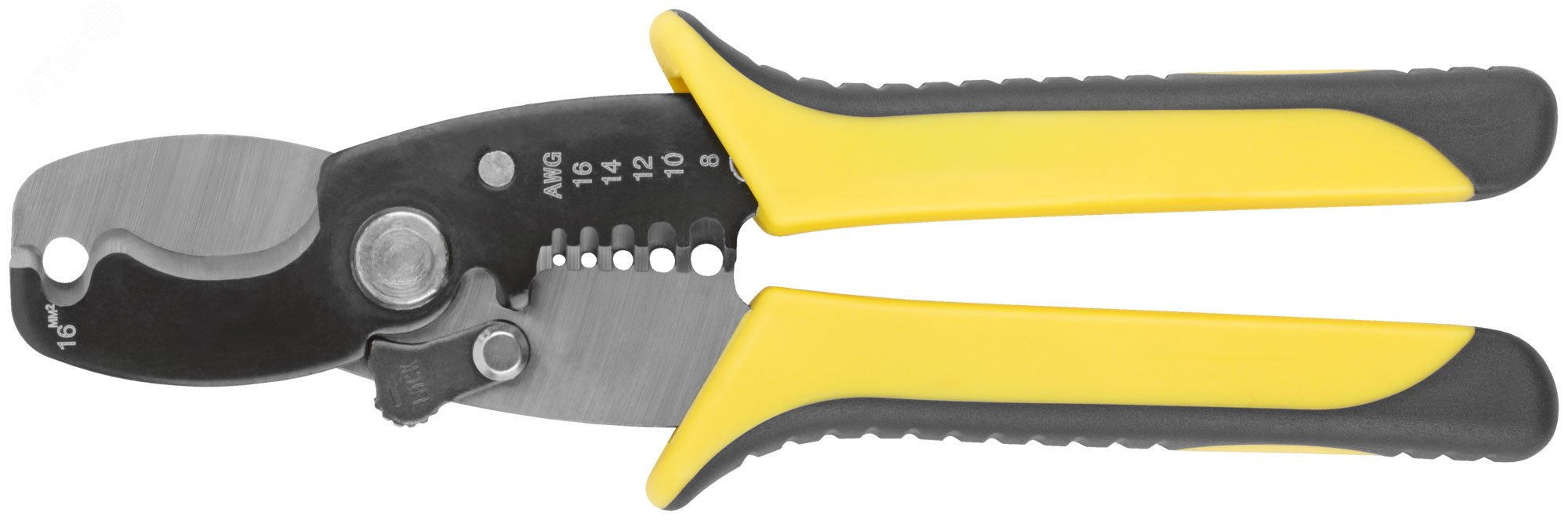 Изображение товара Кабелерез CrV со съемником изоляции 1.3-4.6 мм 260 мм