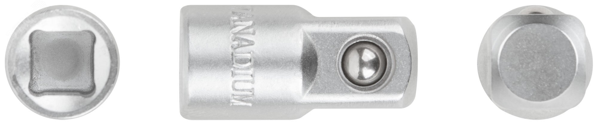 Изображение товара Переходник для воротка CrV 3/8" (П) - 1/4" (М) из хром-ванадиевой стали