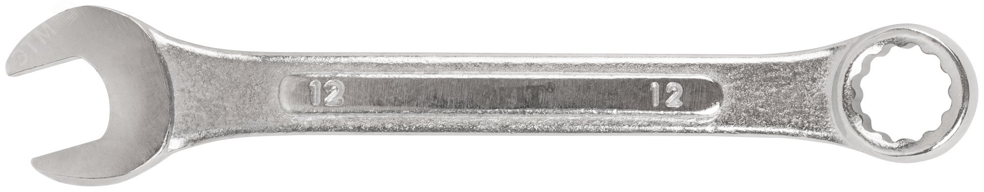 Изображение товара Ключ комбинированный усиленный Модерн 12 мм FIT для профессионалов и домашних мастеров