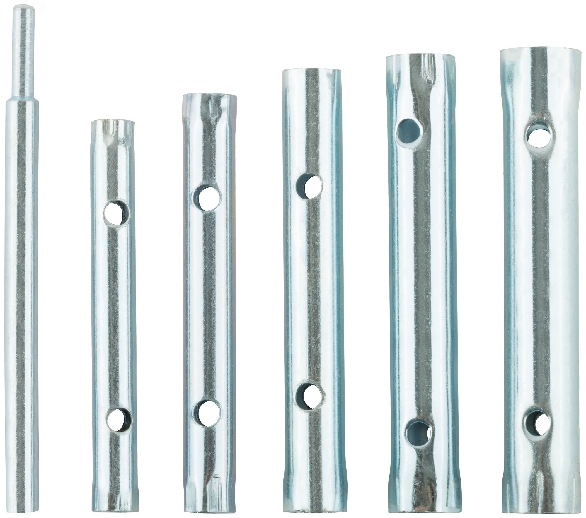 Изображение товара Набор трубчатых торцевых ключей 6 шт 8-17 мм FIT