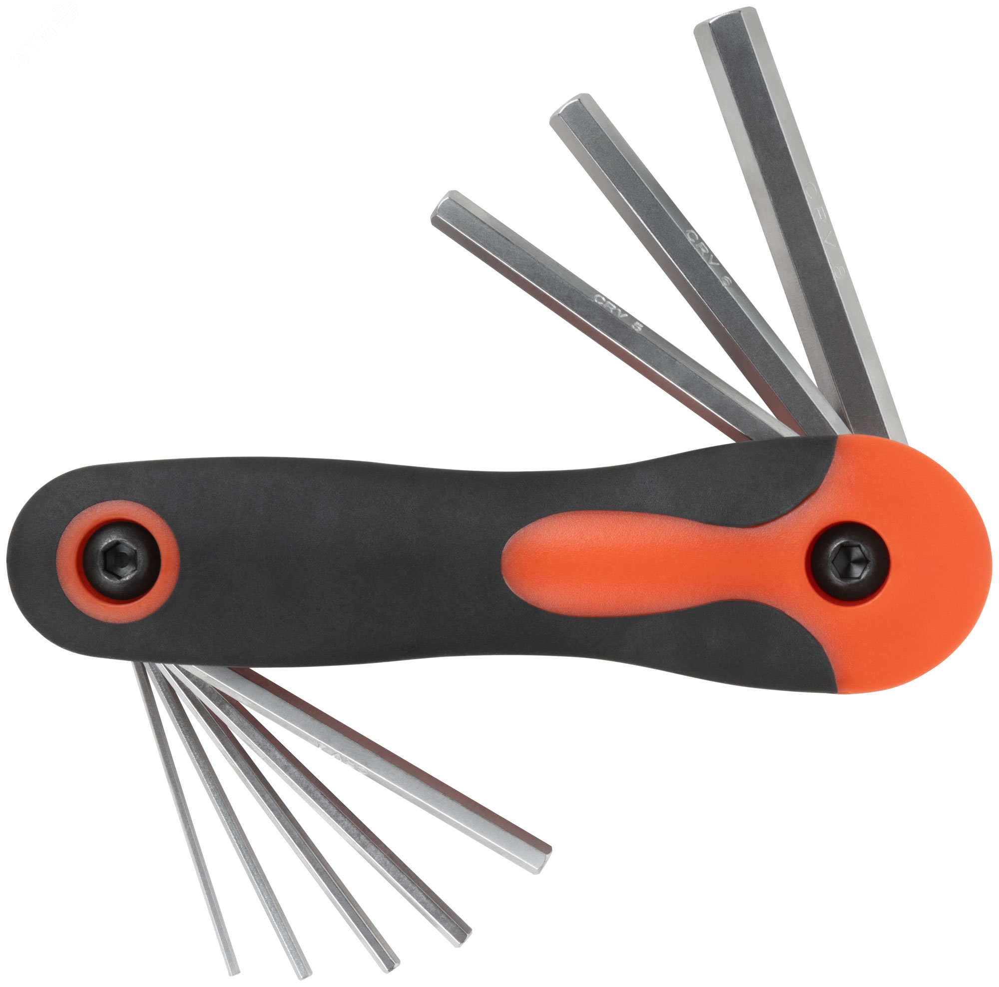 Изображение товара Набор складных шестигранных ключей FIT IT 8 шт 1.5-8 мм металл CN