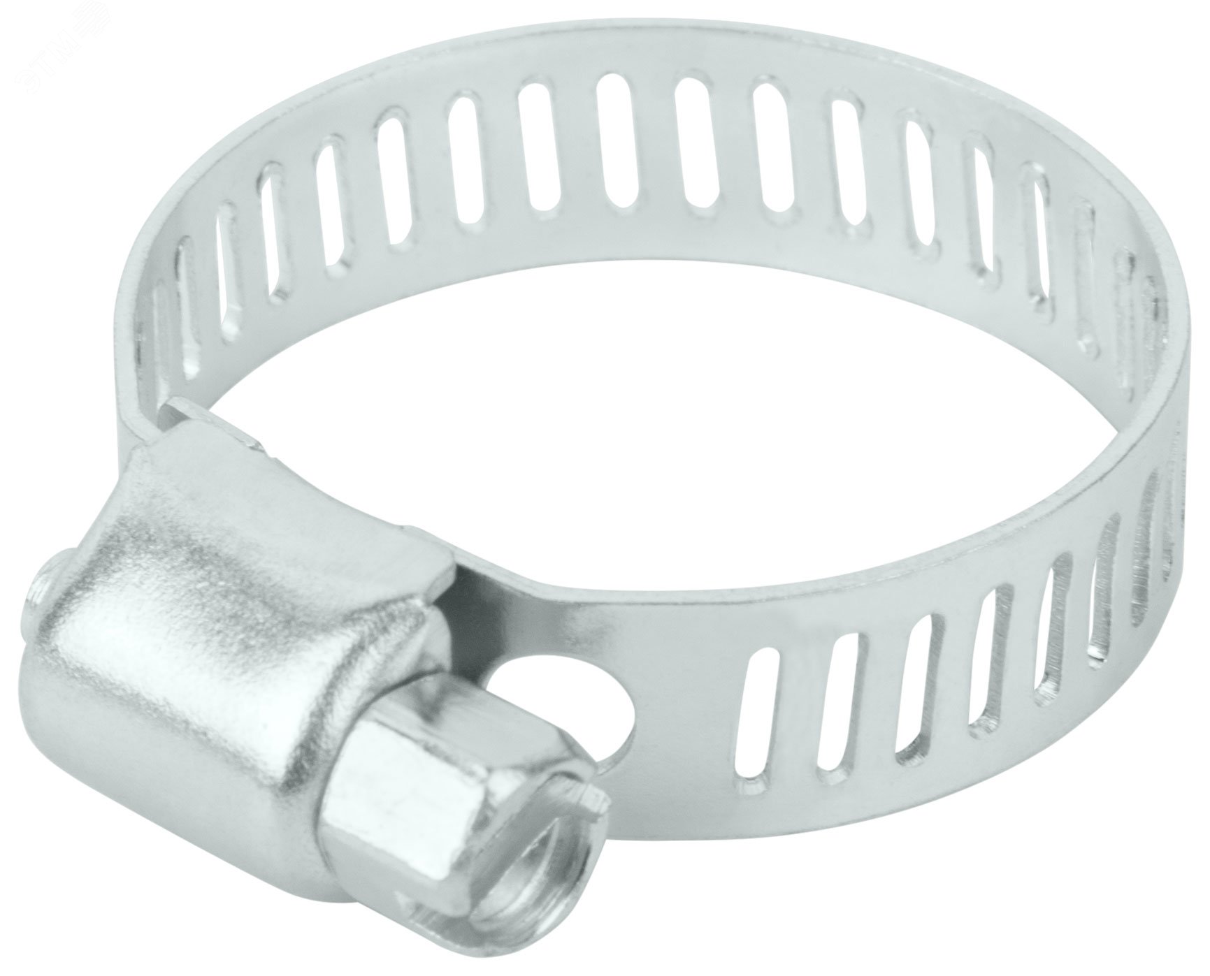 Изображение товара Хомут оцинкованный 18-25 мм, 5 штук, для шлангов и соединений