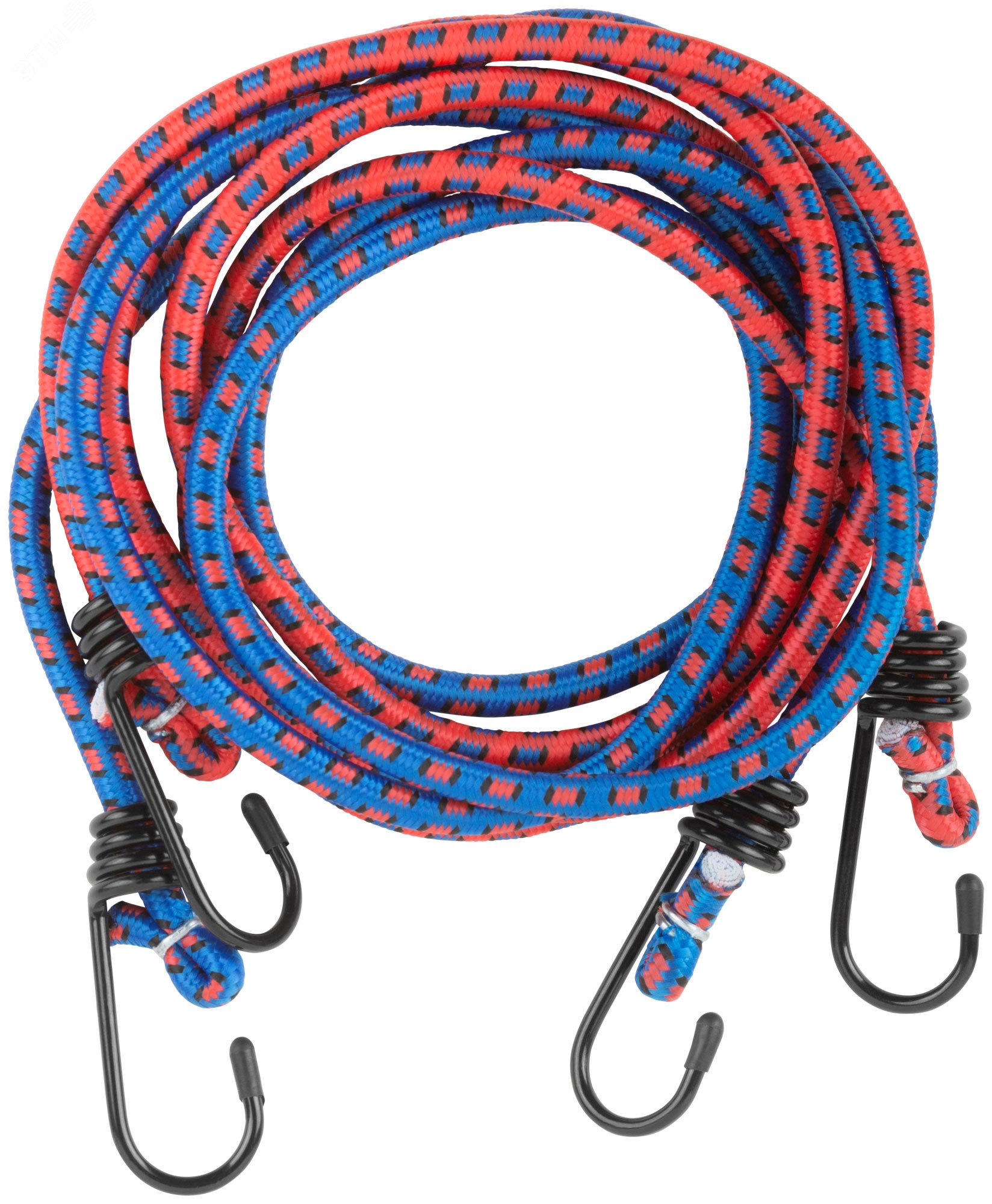 Изображение товара Ремни багажные латексные FIT IT 2 шт. 1400x7 мм для грузов автомобиля и контейнеров