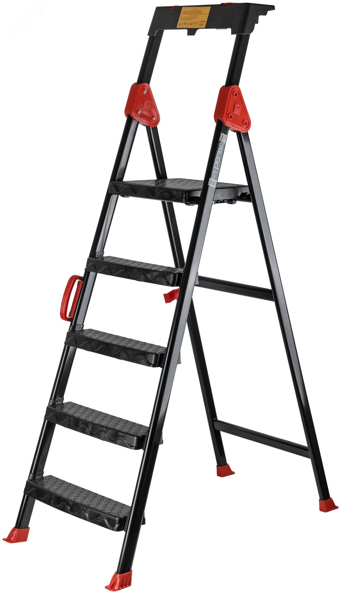 Изображение товара Лестница-стремянка стальная Comfort 5 ступеней Изображение товара Лестница-стремянка стальная Comfort 5 ступеней