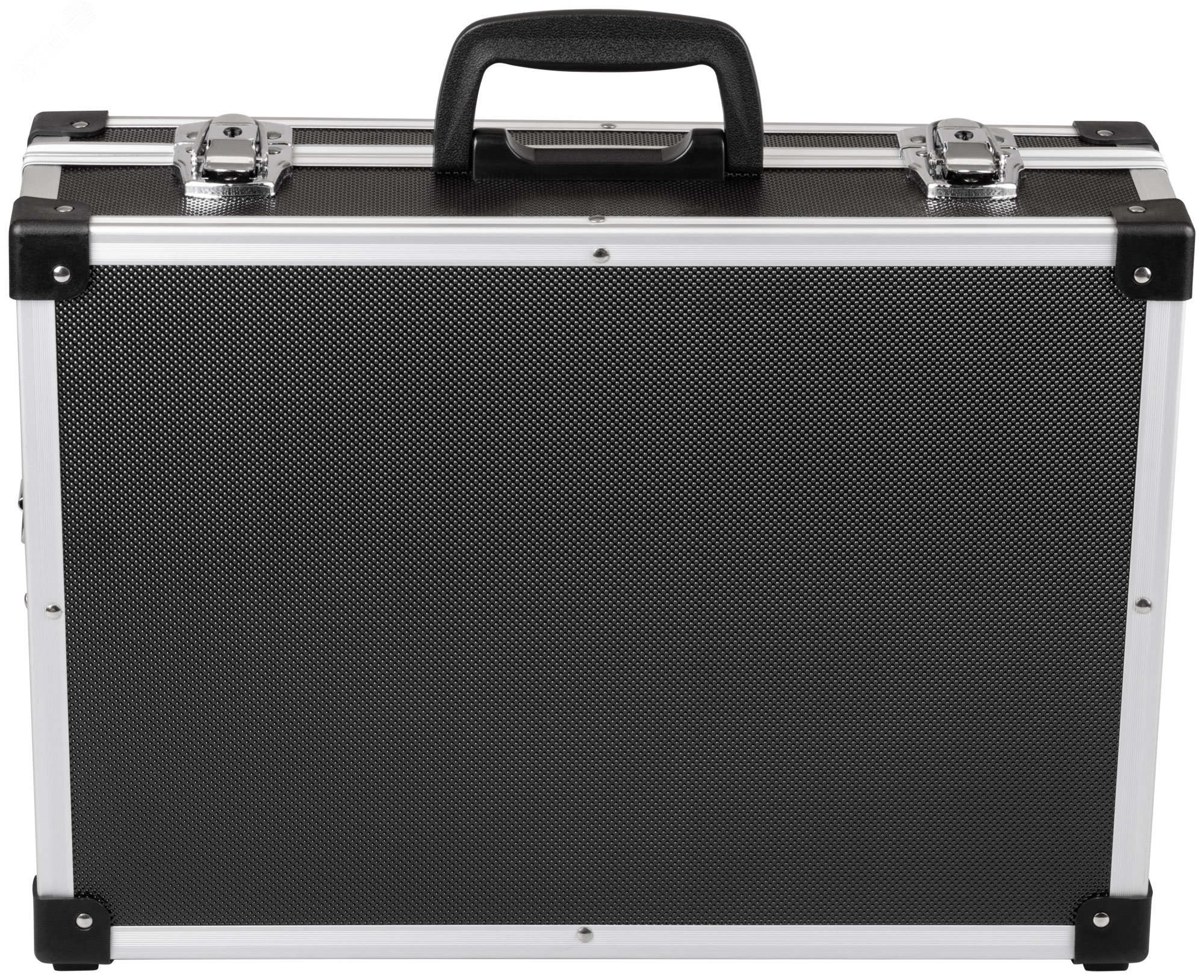 Изображение товара Ящик для инструмента пластиковый усиленный алюминием черный 43X31X13 см