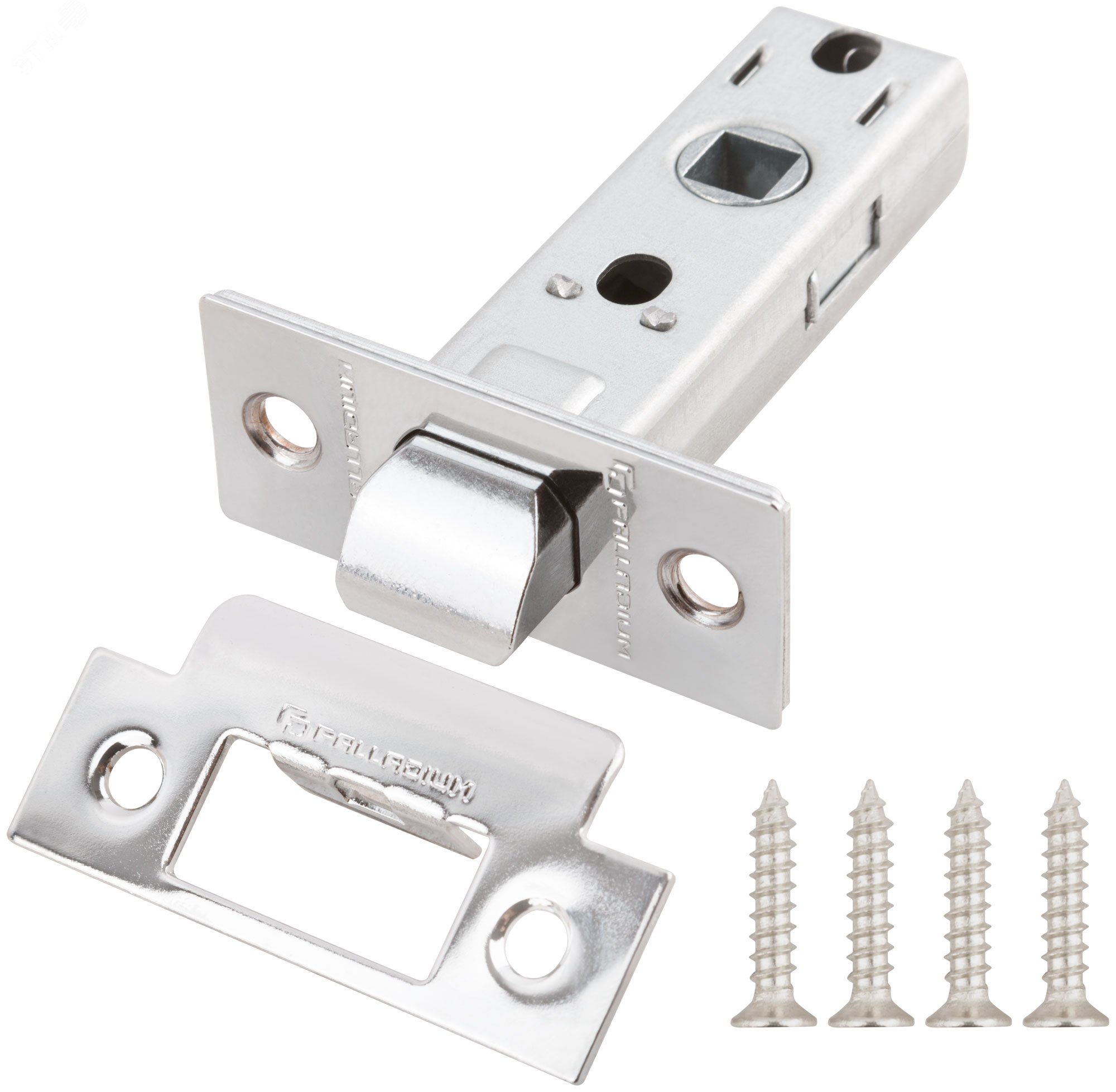 Изображение товара Механизм защелки модель 100 хром для дверных ручек FIT