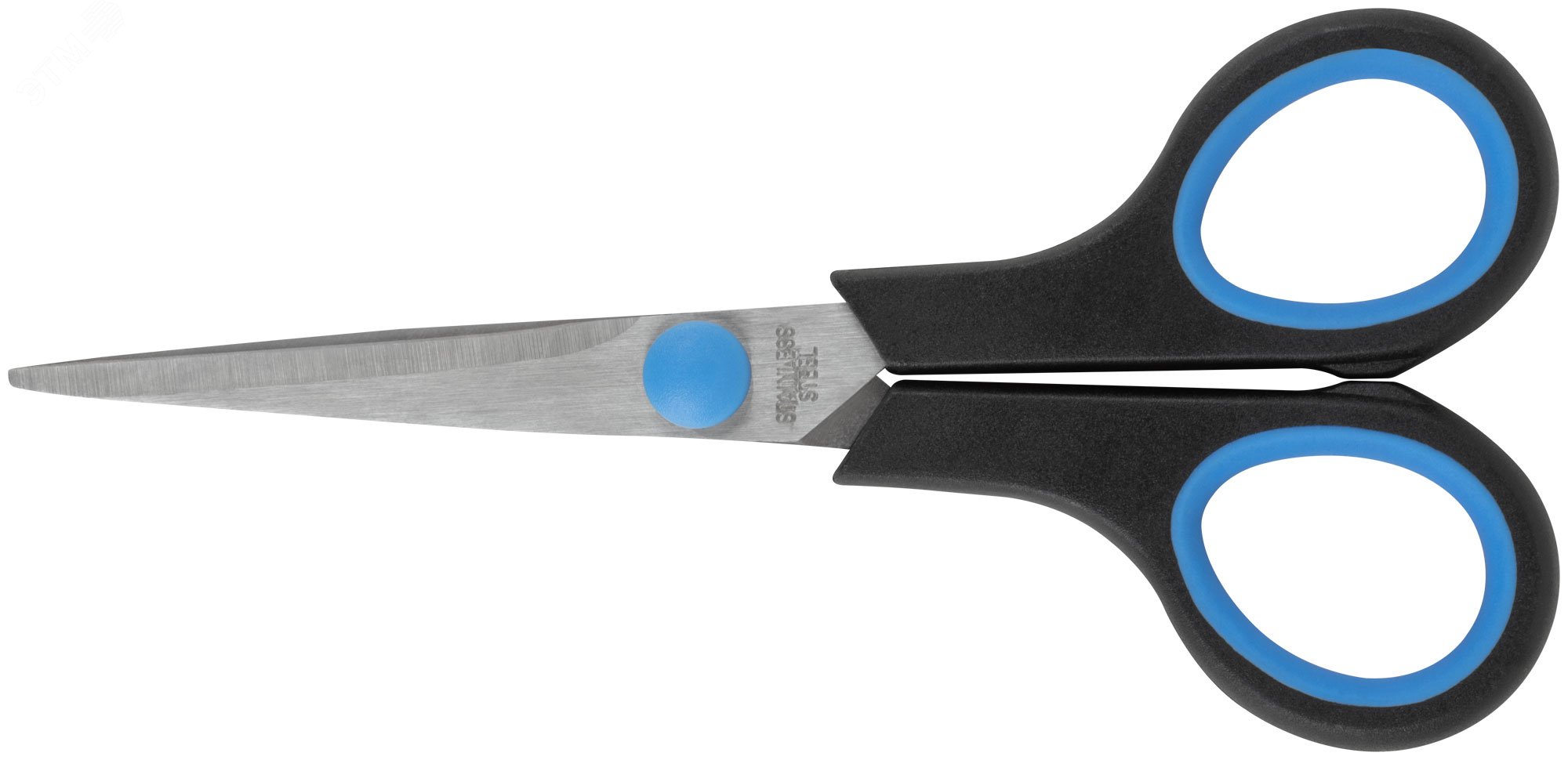 Изображение товара Бытовые ножницы из нержавеющей стали с прорезиненными ручками 135 мм Изображение товара Бытовые ножницы из нержавеющей стали с прорезиненными ручками 135 мм