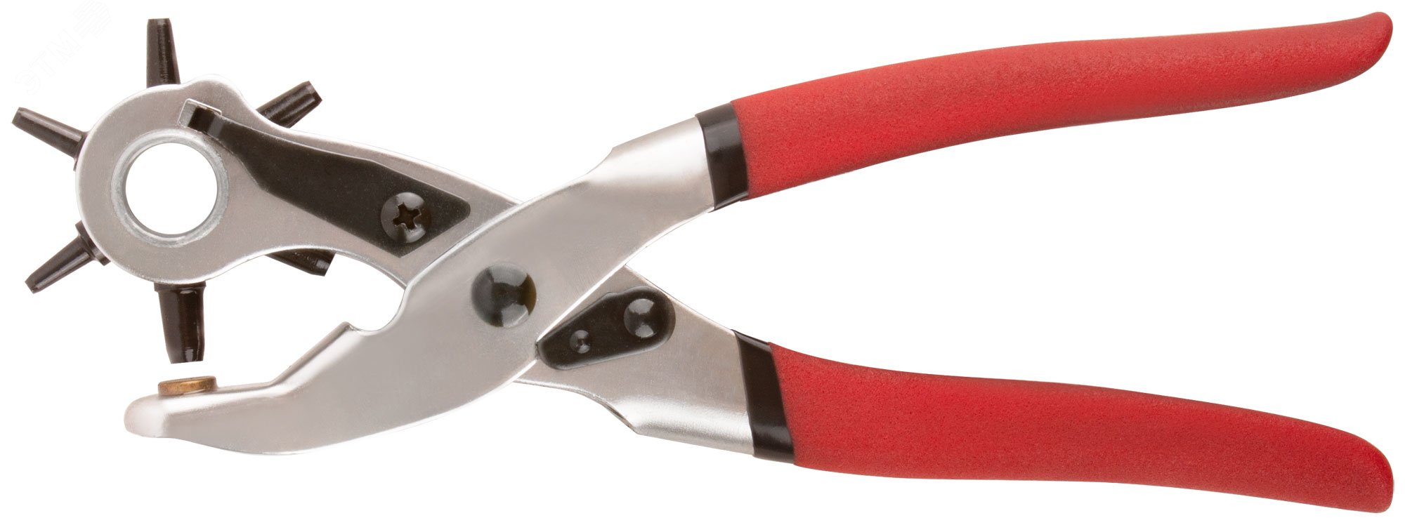 Изображение товара Дырокол-пробойник с револьверной головкой 2-4.5 мм для кожи ткани пластика FIT