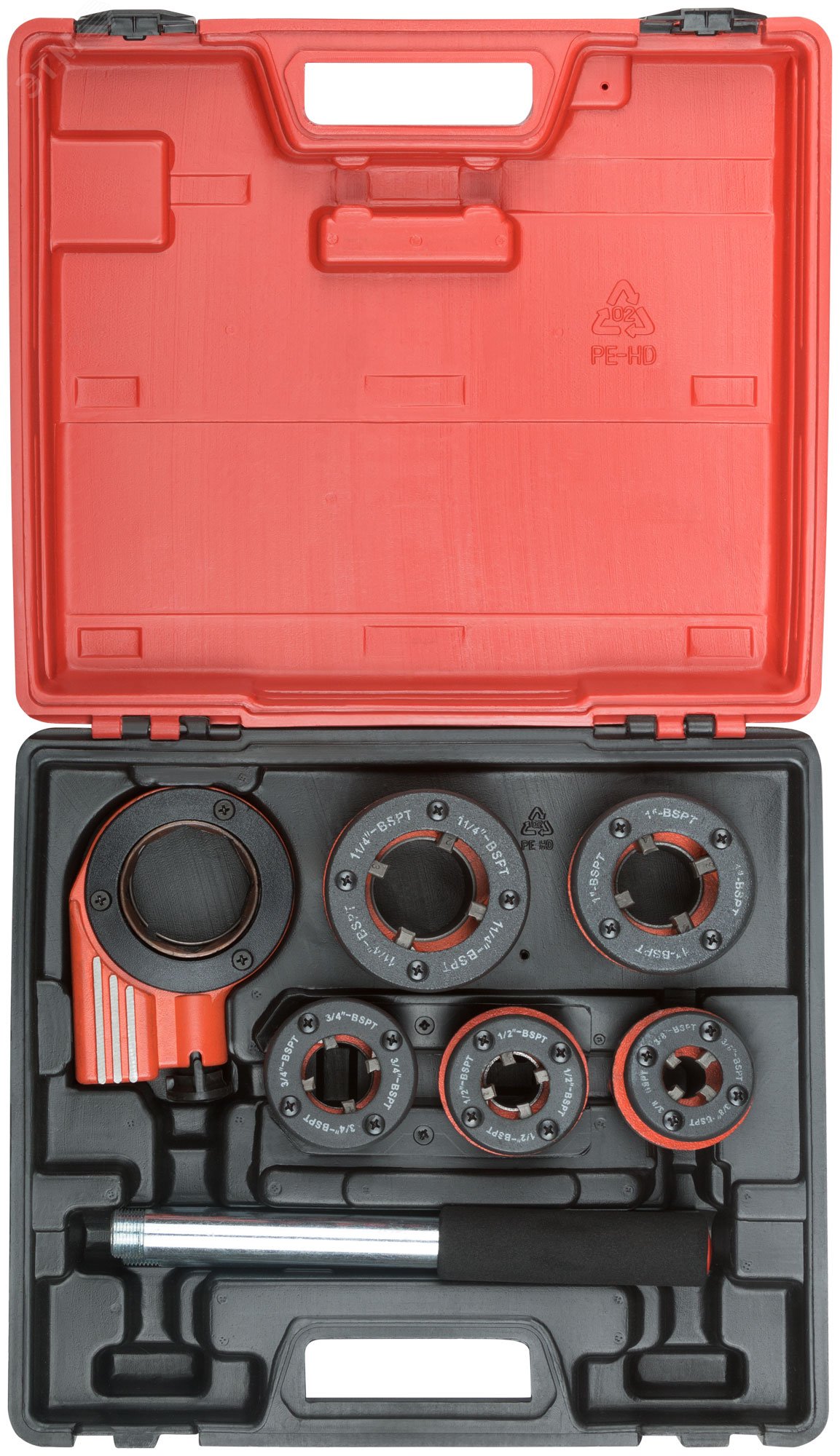 Изображение товара Набор клуппов трубных черных 5 шт для нарезания наружной резьбы сталь FIT