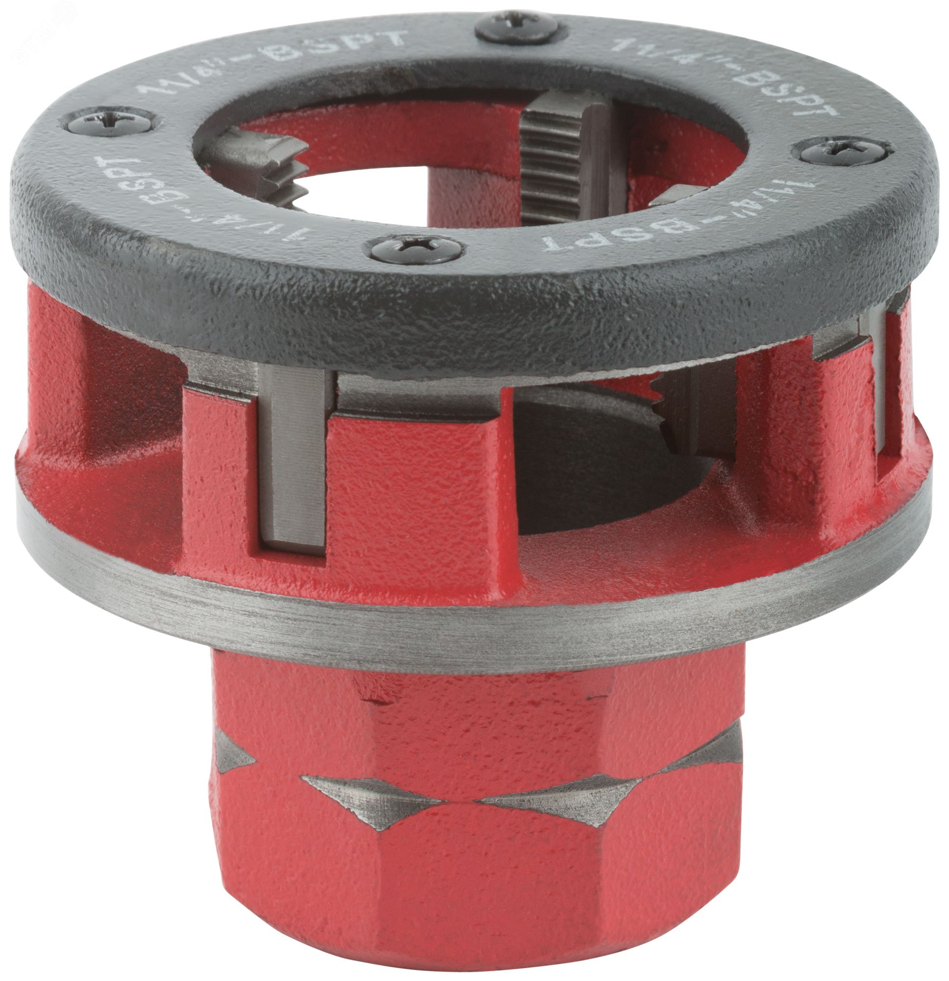 Изображение товара Клупп трубный черный Профи 1 1/4'' для нарезания наружной резьбы из инструментальной стали