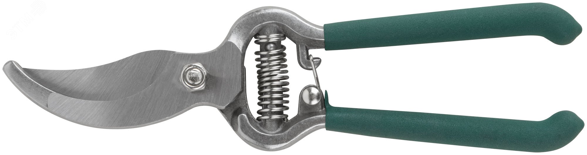 Изображение товара Садовый секатор с режущими кромками внахлест 200 мм усиленная пружина сталь ПВХ