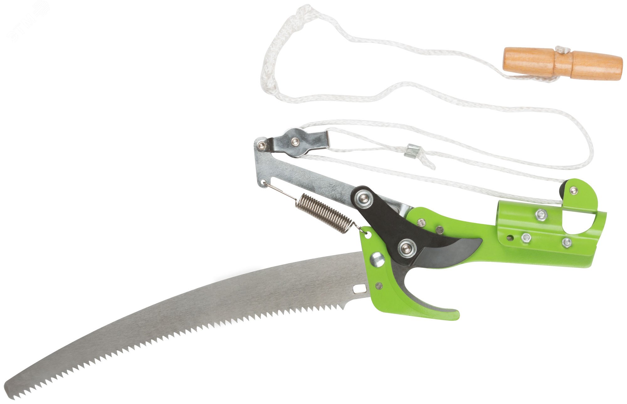 Изображение товара Сучкорез штанговый с пилообразной пилой 330 мм и лезвием 30 мм для ухода за деревьями