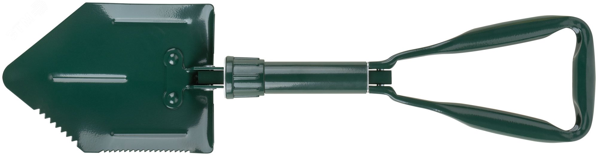 Изображение товара Складная саперная лопата 200х570 мм из инструментальной стали для работ в саду и походов