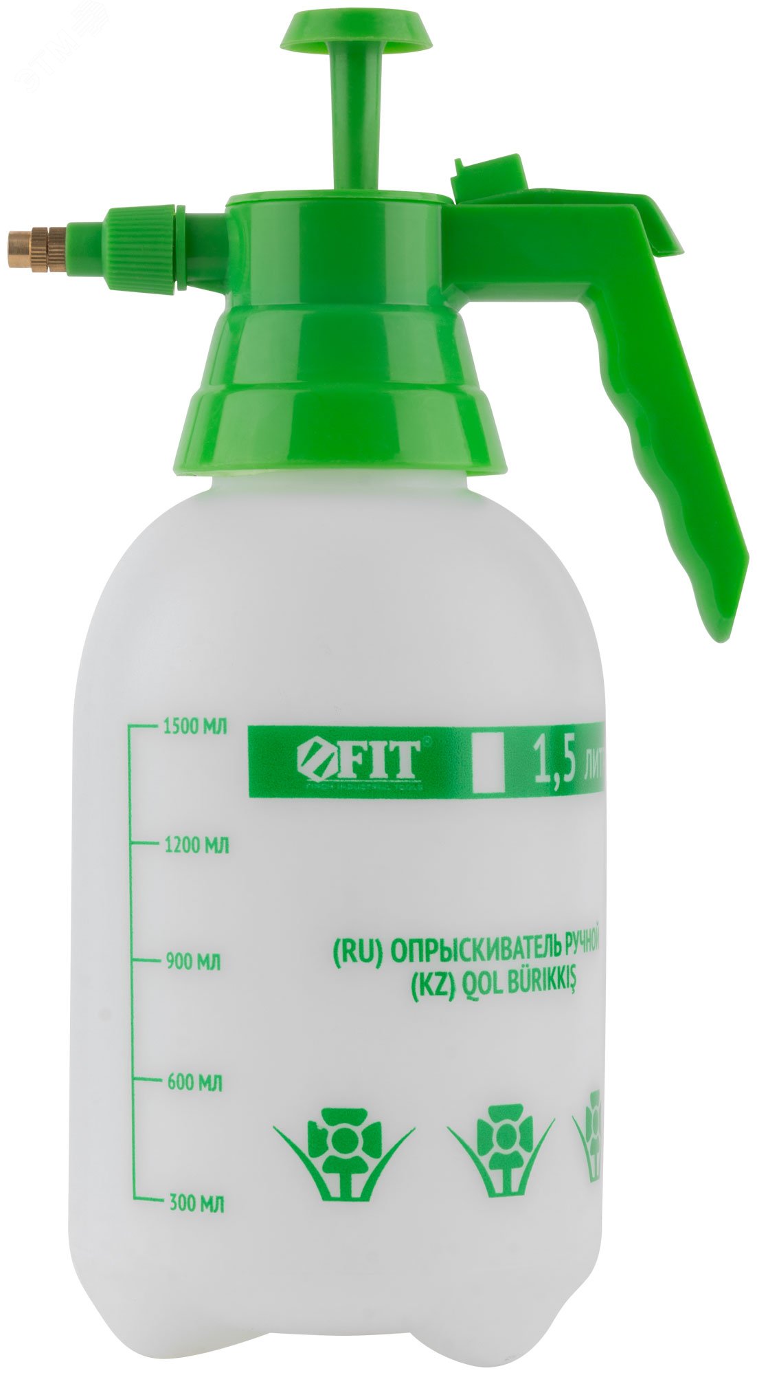 Изображение товара Ручной опрыскиватель FIT 1.5 л с регулируемым напором для сада и дома