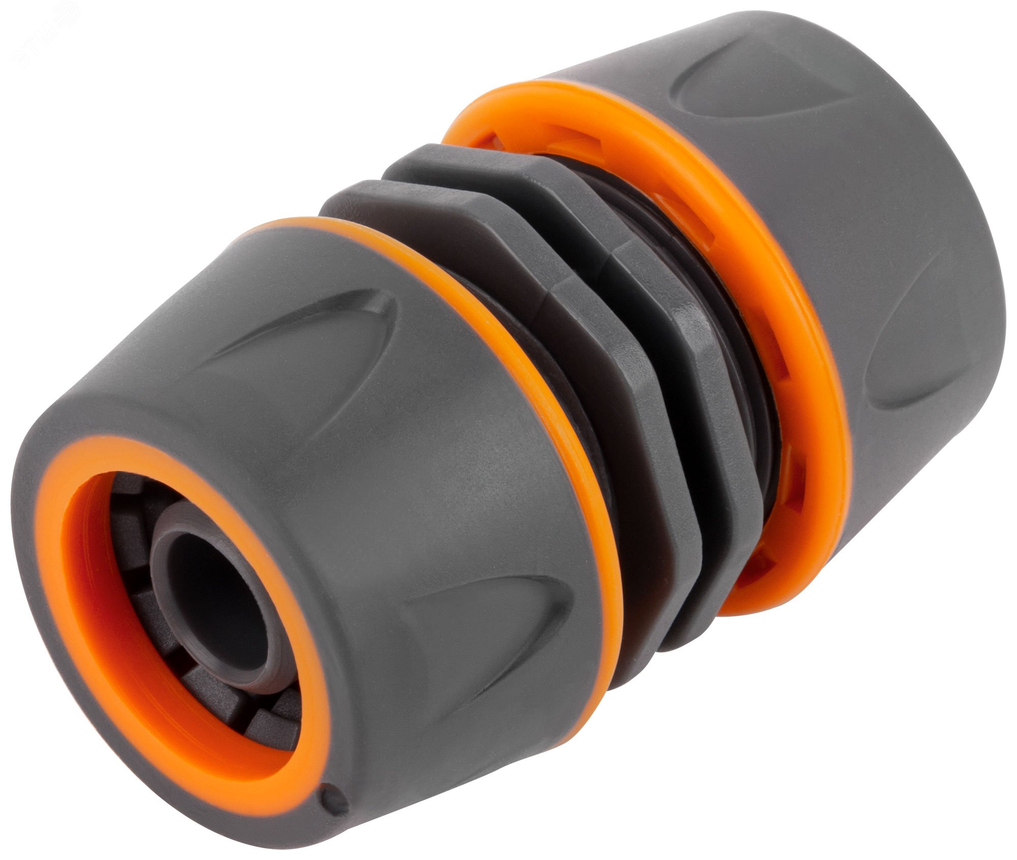 Изображение товара Муфта ремонтная двухкомпонентная 1/2 для шлангов ABS пластик надежное соединение