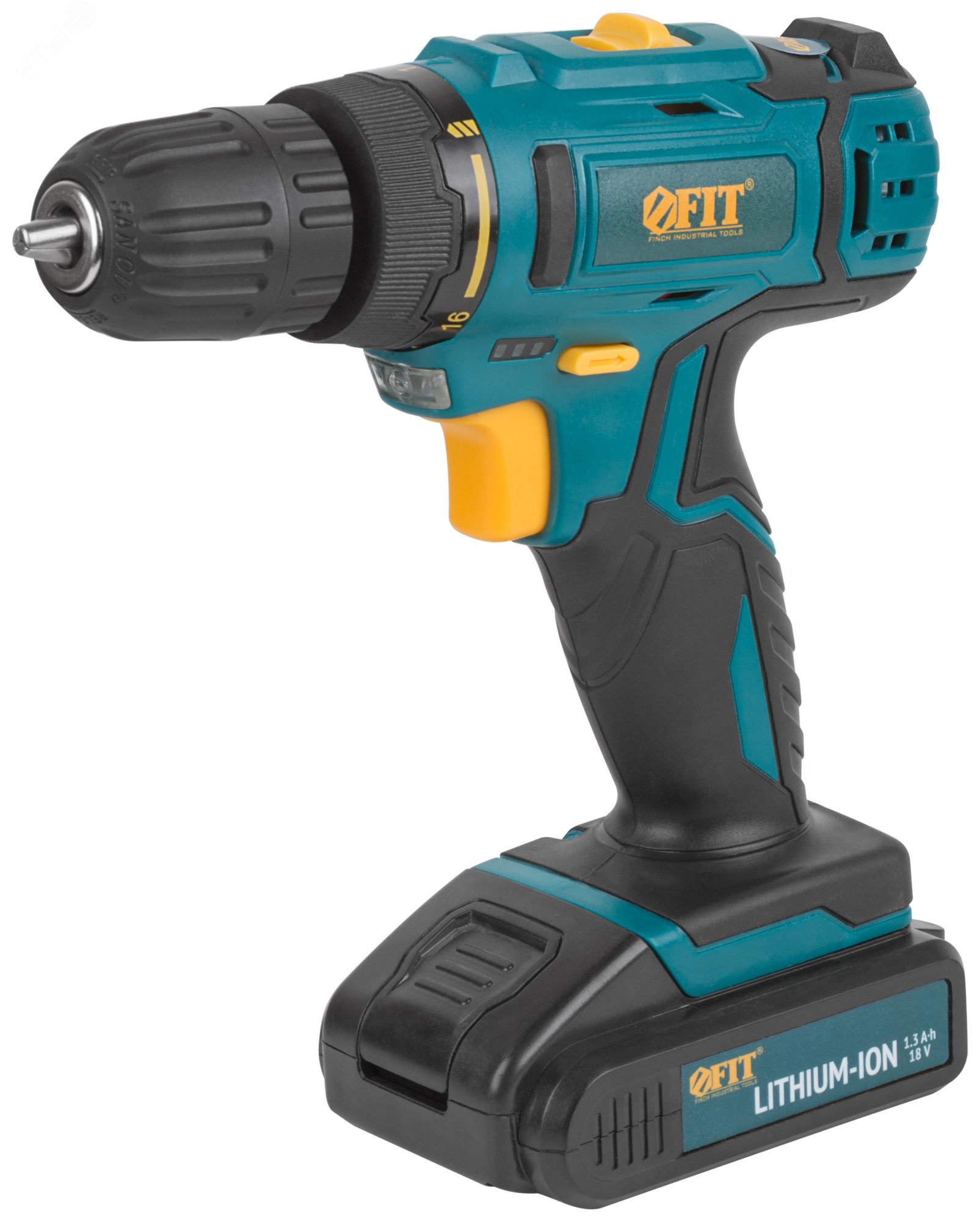 Изображение товара Аккумуляторная дрель-шуруповерт FIT IT 18 В 29 Нм 2 скорости, кейс