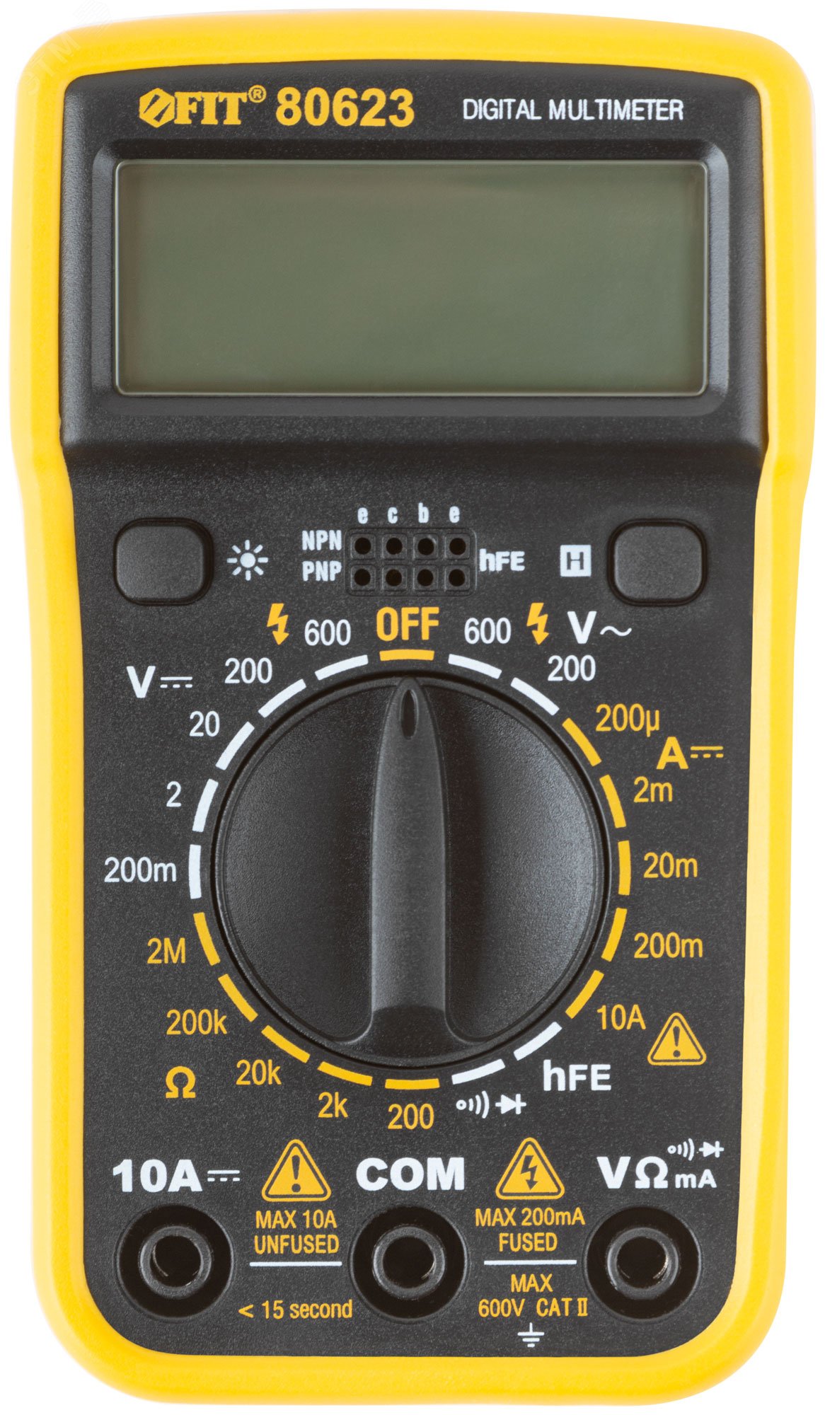 Изображение товара Мультиметр EM5308B с ЖК-дисплеем и режимом прозвонки для точных измерений электрических характерист