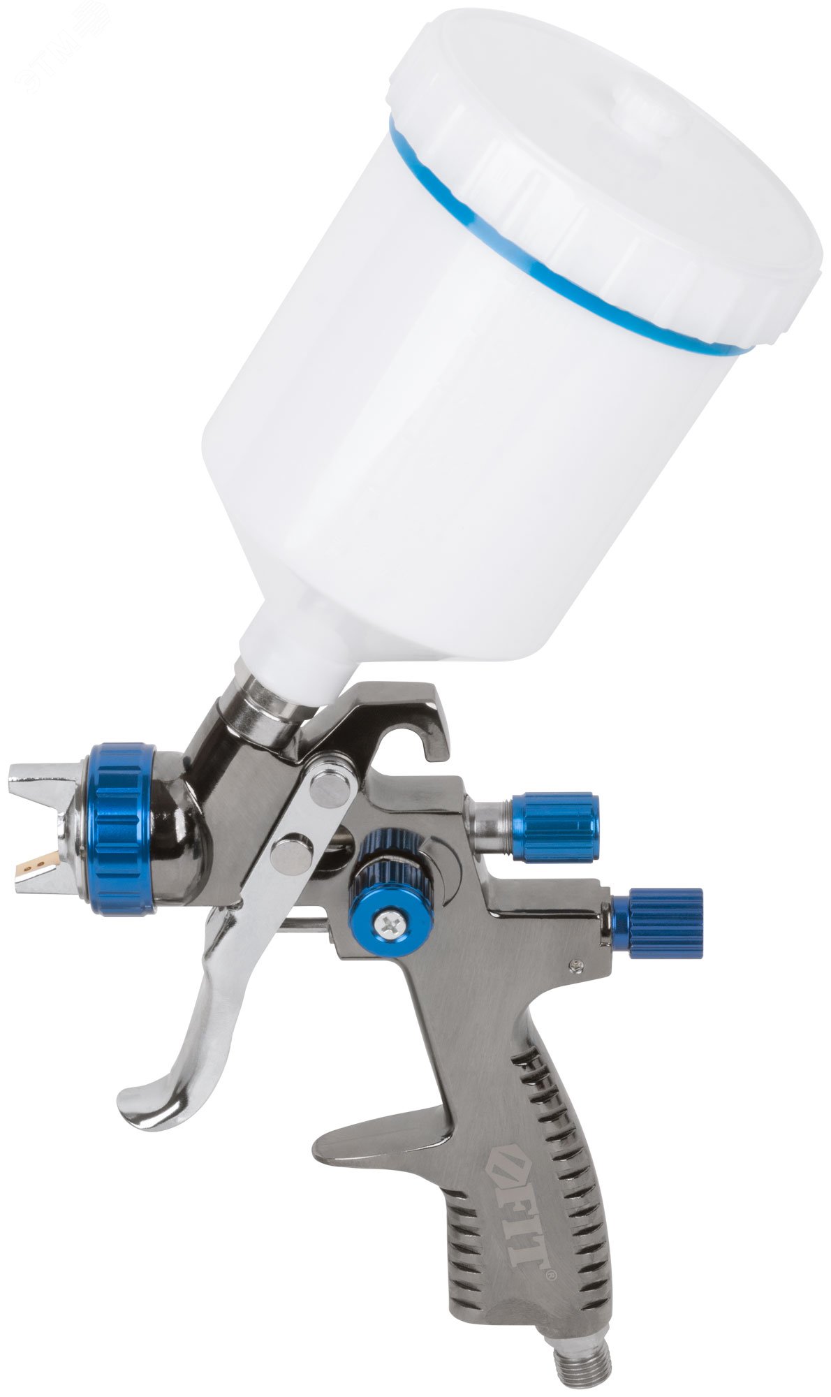 Изображение товара Краскопульт пневматический LVLP Профи с пластиковым бачком 600 мл