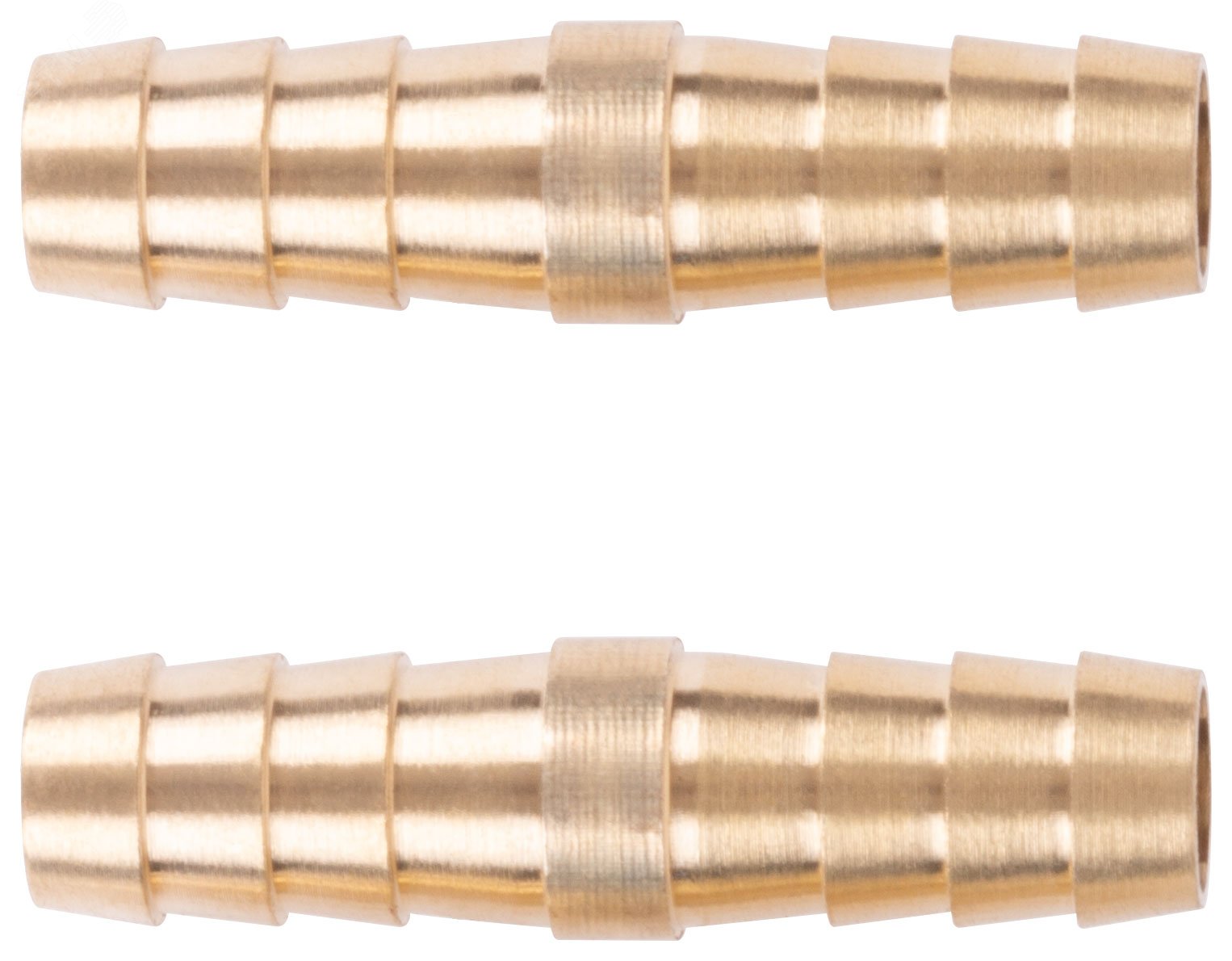 Изображение товара Адаптер быстросъемный елочка 10 мм 2 шт латунь соединитель для шлангов