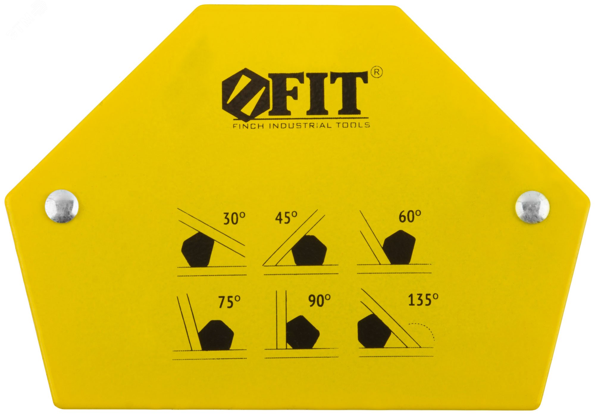 Изображение товара Магнитный угольник для сварки 11 кг FIT из стальной стали, шестигранник, инструмент