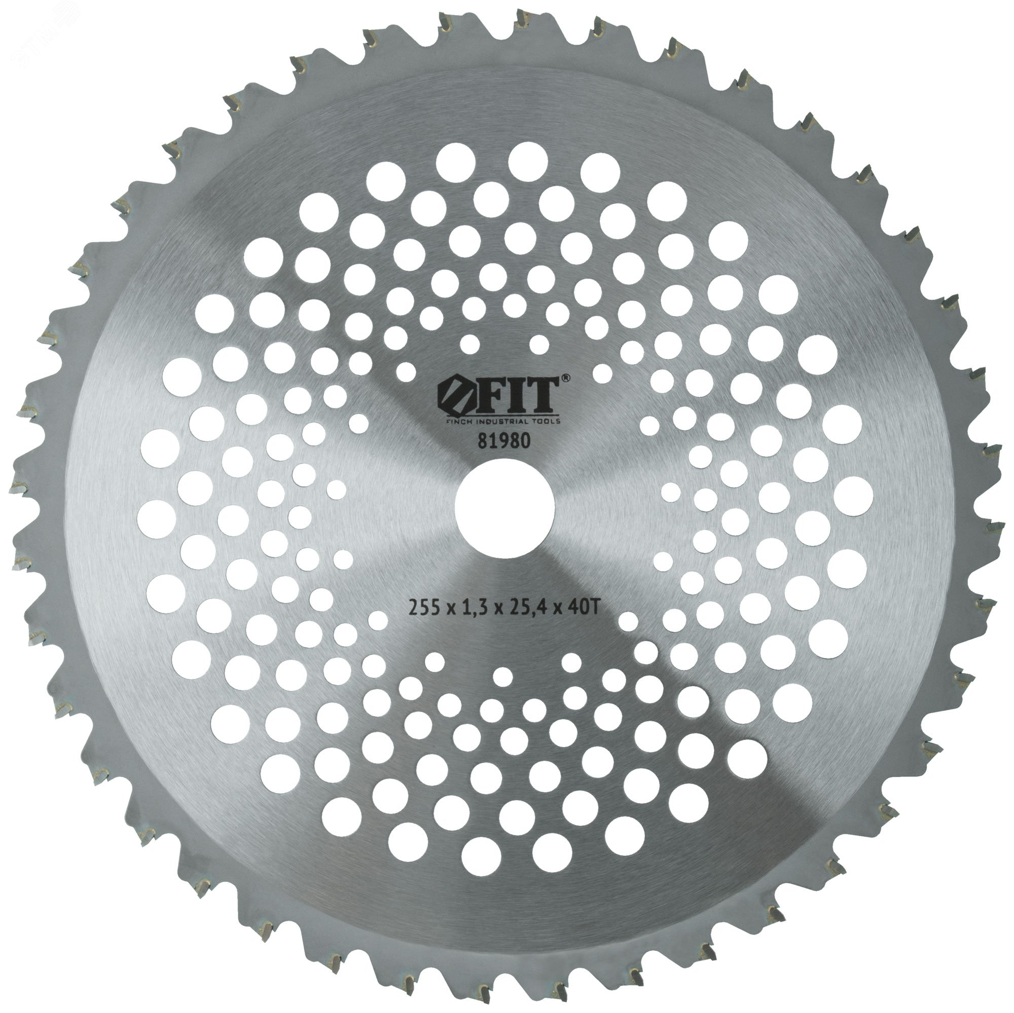 Изображение товара Диск для триммера FIT карбидные зубья 255х25.4 мм 40Т