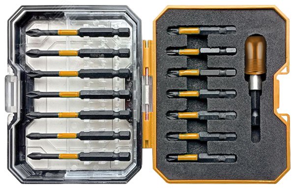 Изображение товара Набор торсионных бит Ударник 50/75 profi plus 15 предметов для ударных и бытовых инструментов