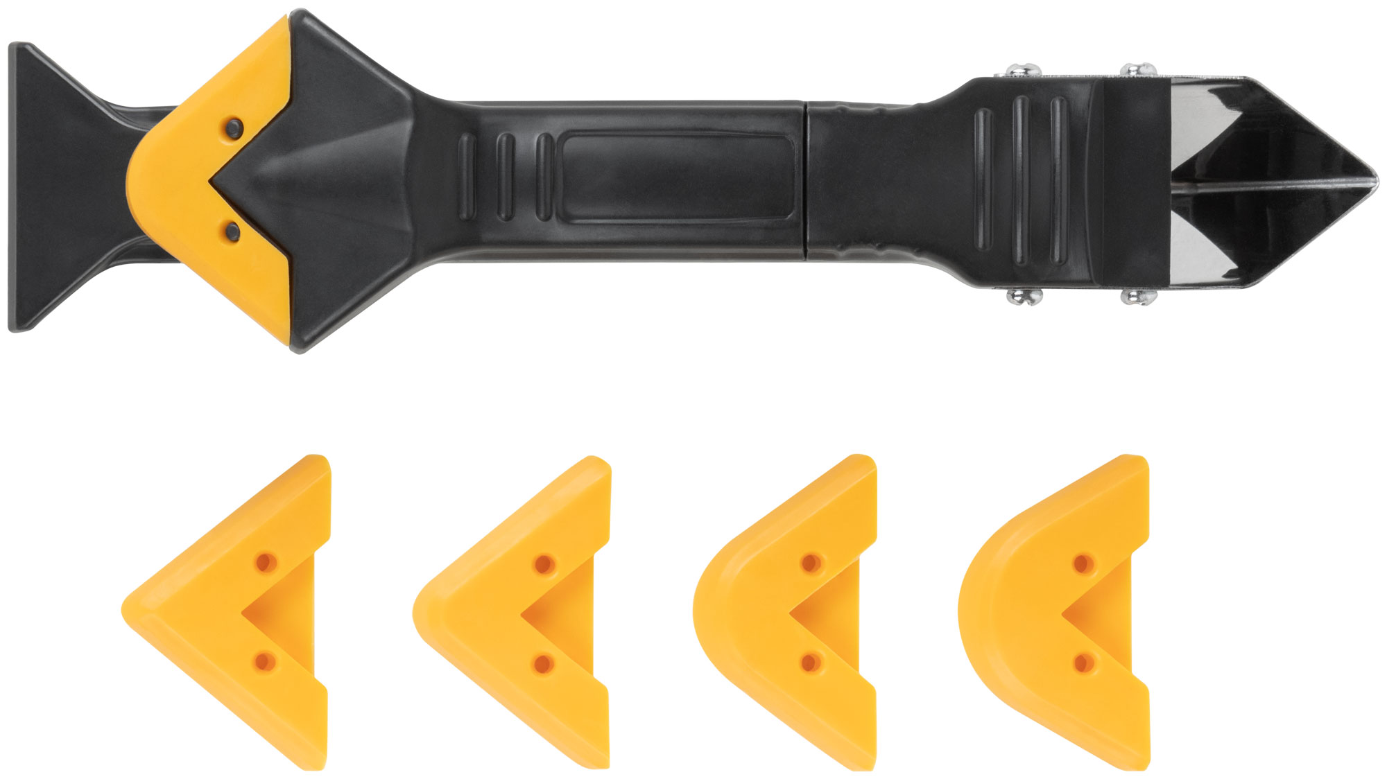 Шпатель-скребок многофункциональный, 5 сменных насадок