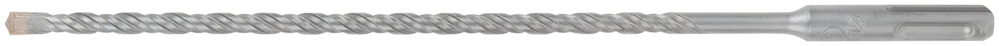 Бур по бетону SDS PLUS, Профи, W-образная вставка, двойная спираль, 6 х 260 мм