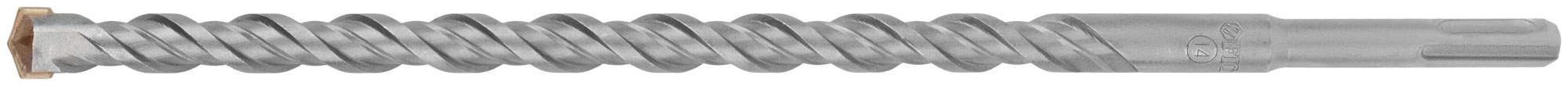 Бур по бетону SDS PLUS, Профи, W-образная вставка, двойная спираль, 14 х 310 мм