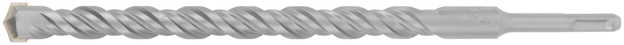 Бур по бетону SDS PLUS, Профи, W-образная вставка, двойная спираль, 20 х 310 мм