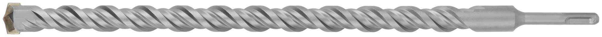 Бур по бетону SDS PLUS, Профи, W-образная вставка, двойная спираль, 25 х 460 мм