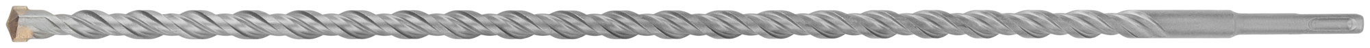 Бур по бетону SDS PLUS, Профи, W-образная вставка, двойная спираль, 16 х 600 мм