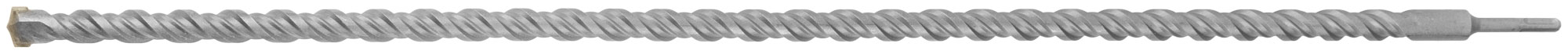 Бур по бетону SDS PLUS, Профи, W-образная вставка, двойная спираль, 25 х 1000 мм