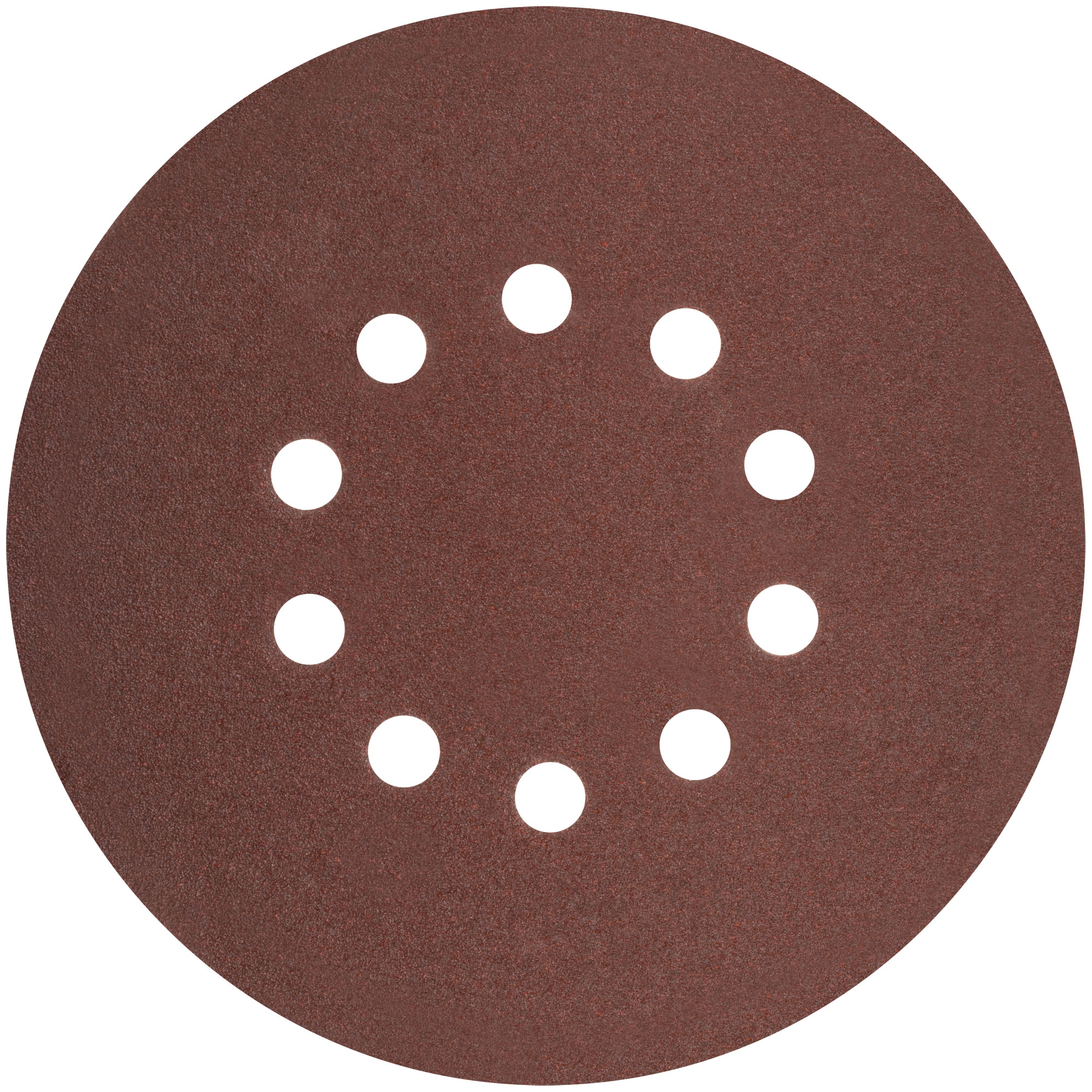 Круги шлифовальные с отверстиями (липучка), алюминий-оксидные, 225 мм, 5 шт.  Р 60