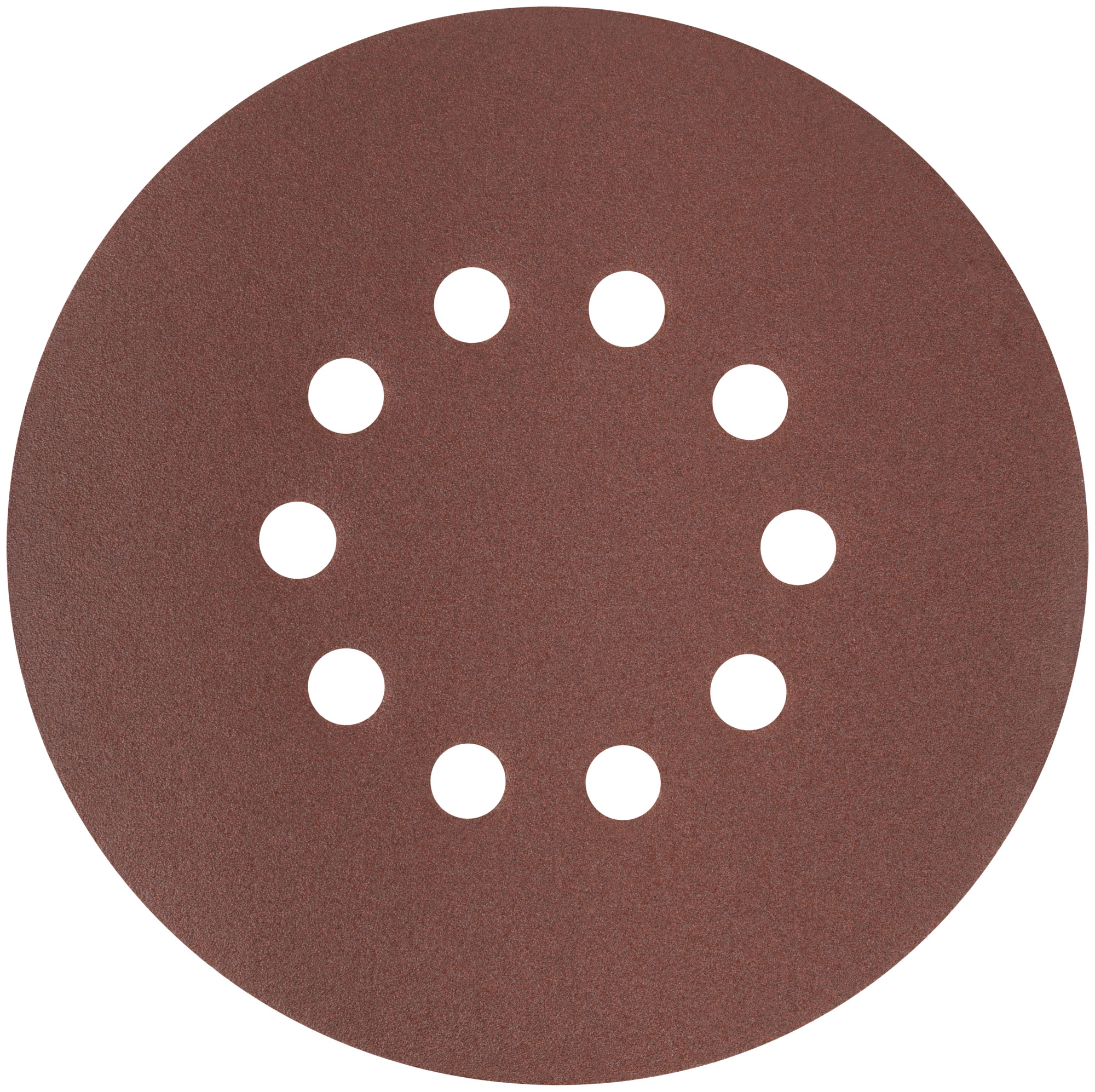 Круги шлифовальные с отверстиями (липучка), алюминий-оксидные, 225 мм, 5 шт.  Р 100
