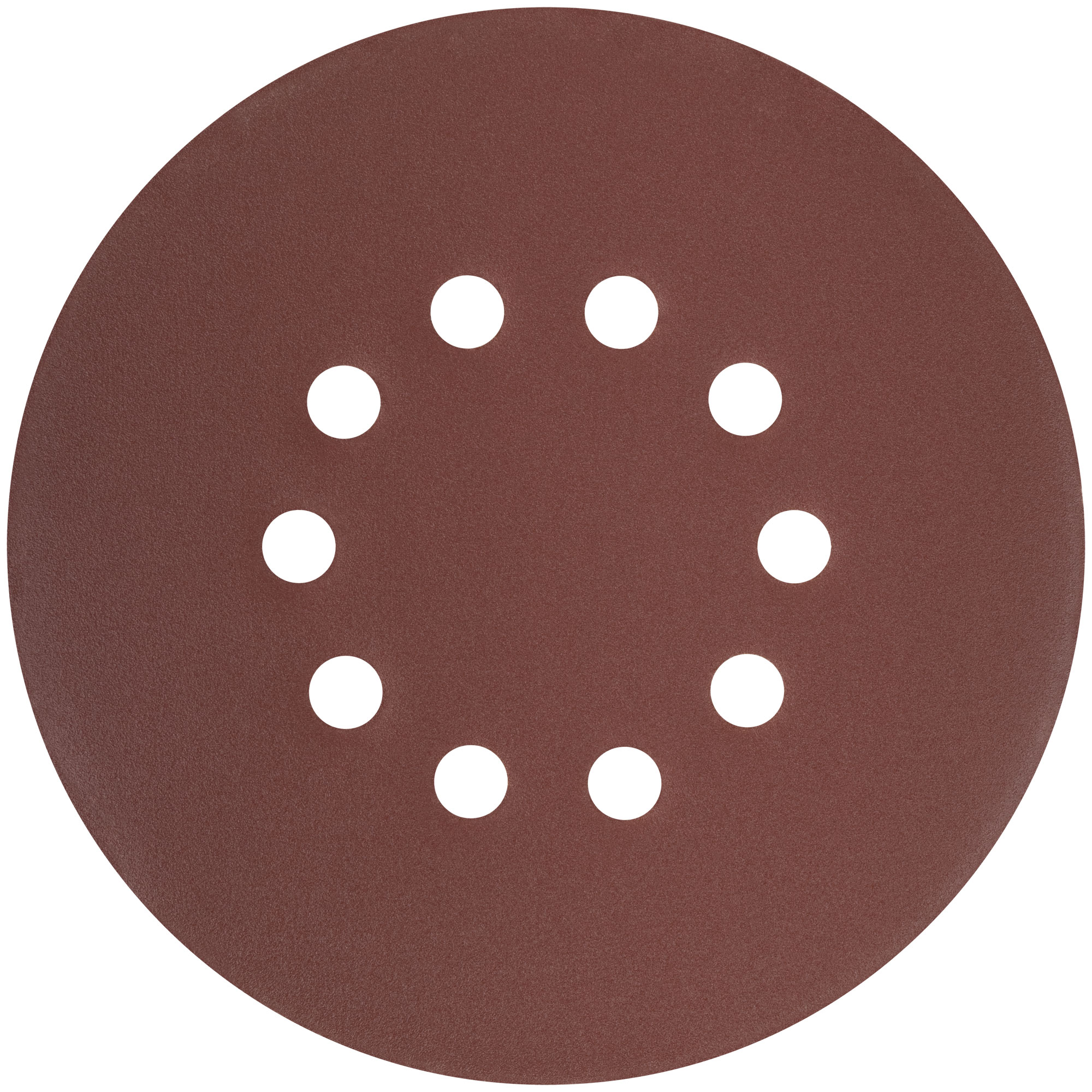Круги шлифовальные с отверстиями (липучка), алюминий-оксидные, 225 мм, 5 шт.  Р 180