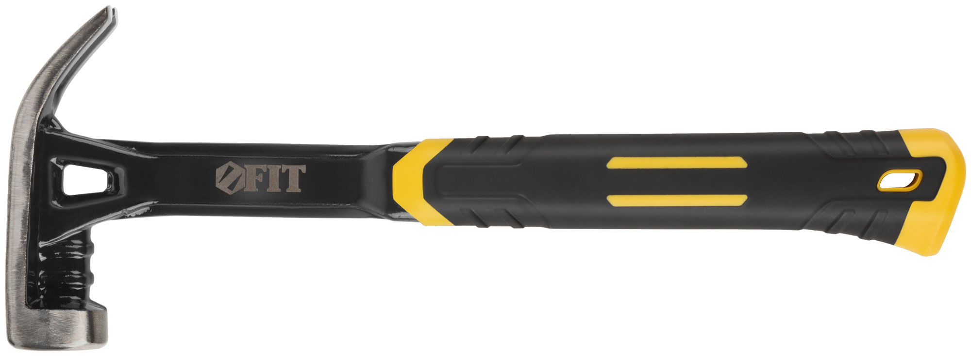 Молоток-гвоздодер, цельнометаллический Профи, 450 гр.