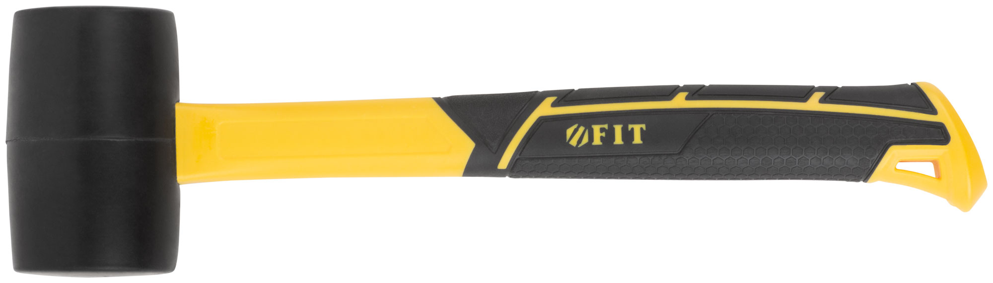 Киянка резиновая, фиберглассовая ручка 45 мм ( 230 гр )