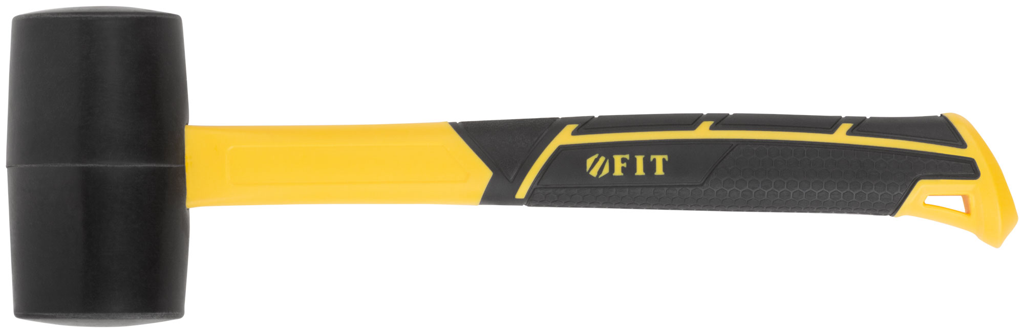 Киянка резиновая, фиберглассовая ручка 50 мм ( 340 гр )